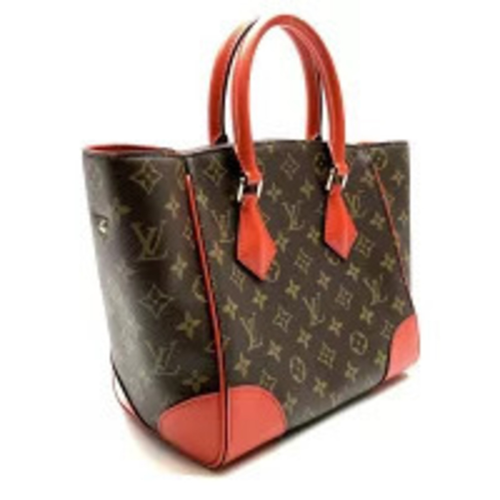Louis Vuitton Red Coquelicot Tote Strap Closure Magnetic Handbag Bag Phoenix